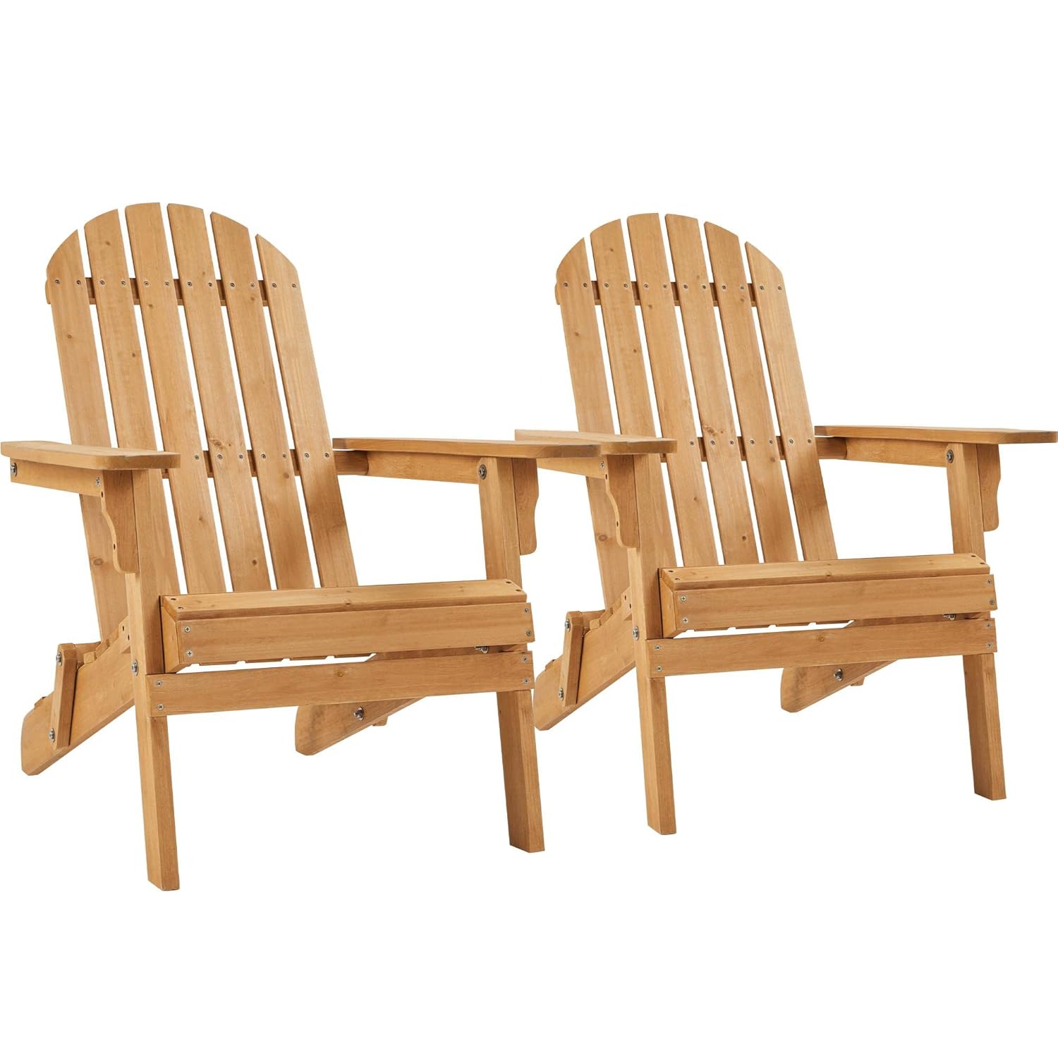 Outdoor Furniture Set With Fire Pit - Opvouwbare Adirondack-stoelenset van 2 voor buiten,