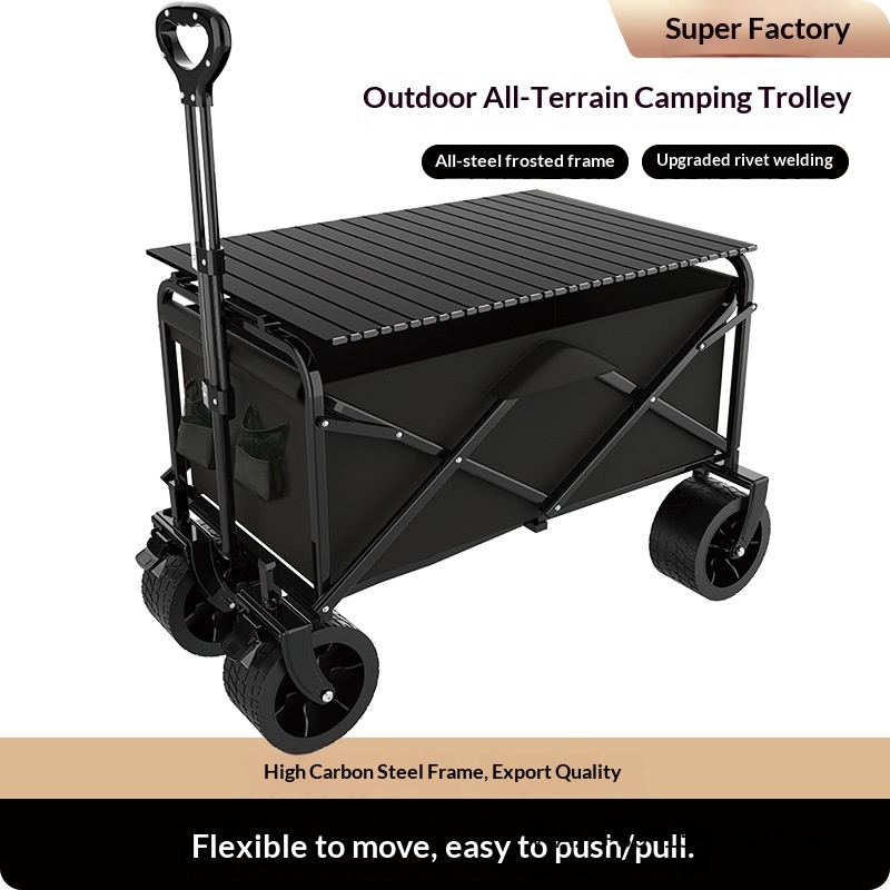 Outdoor Furniture Shop - Vouwbare campingwagen met grote capaciteit en