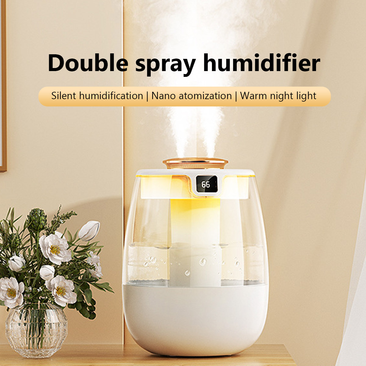 Outdoor Furniture Oil - 1.3L Luchtbevochtiger Dubbele Spray Poort Cool