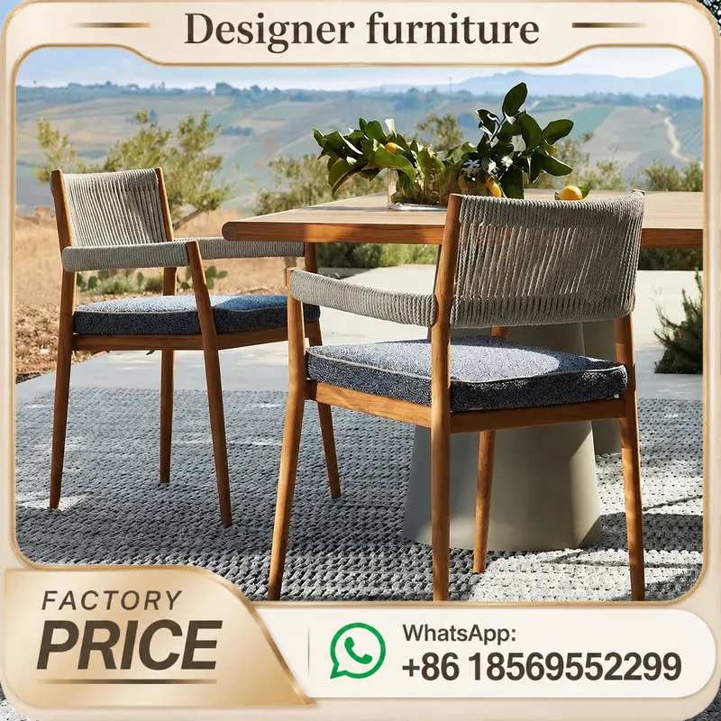 Outdoor Furniture Dining Set - Teak tuinmeubelset voor buiten, tuin, zwembadrand,