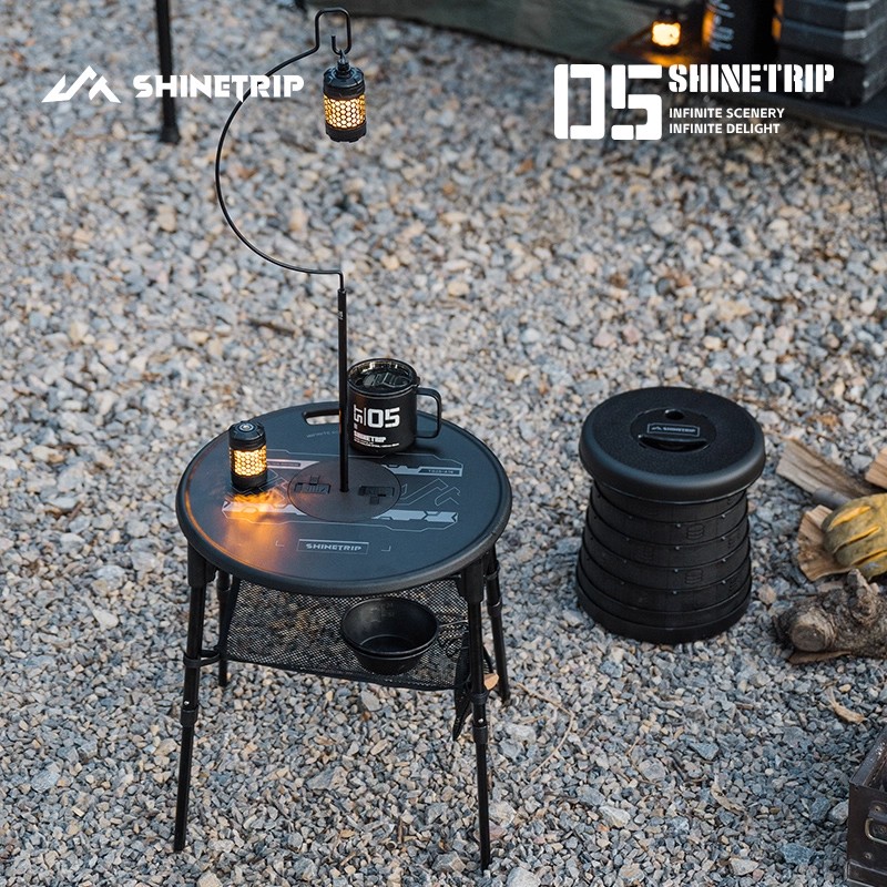Outdoor Furniture Australia - ShineTrip Opvouwbare buitentafel Draagbare camping-picknick-barbecuetafel Multifunctionele