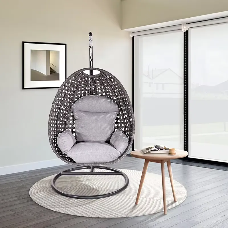 Hanging Egg Chair - Luxe moderne hangstoel van wicker en