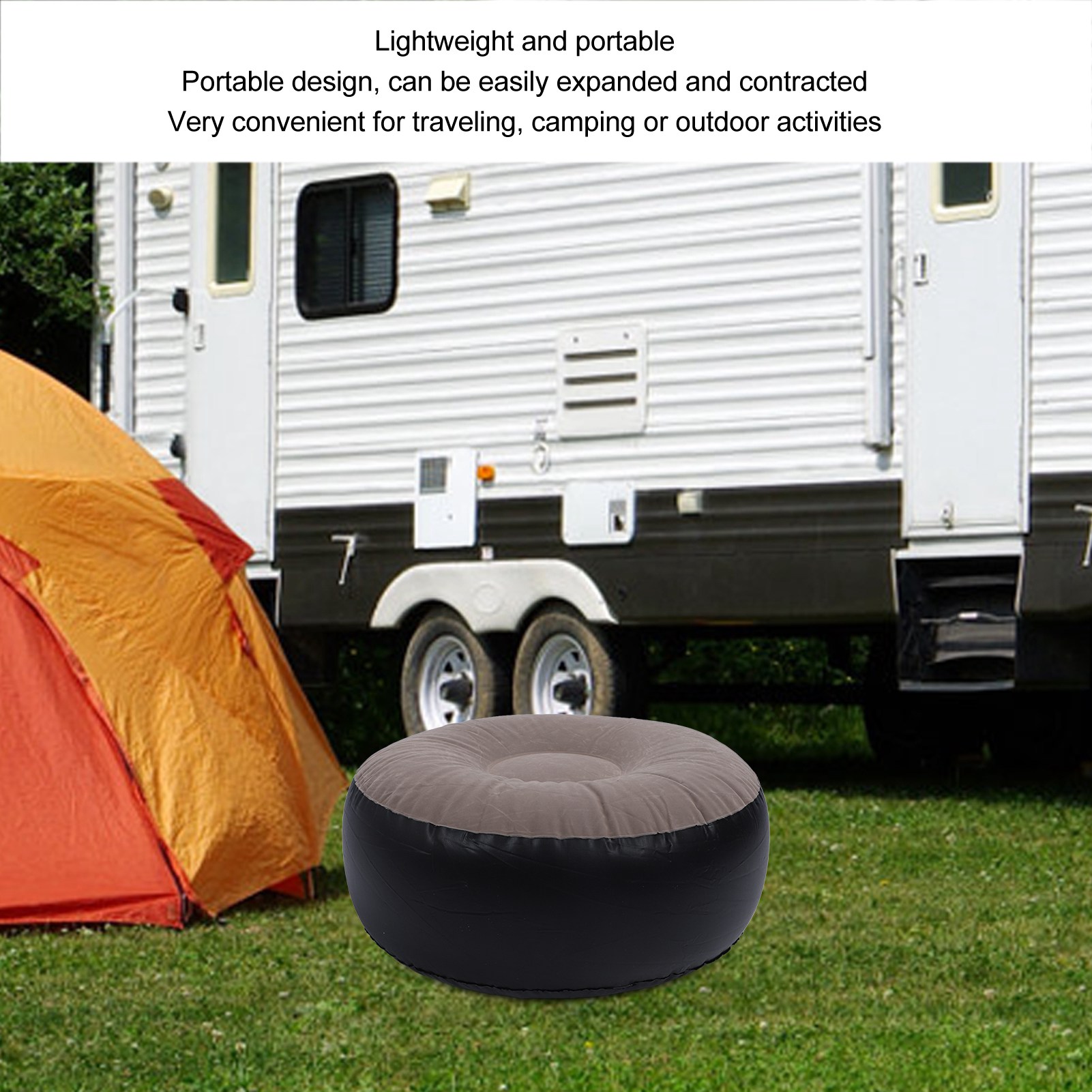 Opblaasbare flocking-kruk Mult - Outdoor Furniture Designer recensie en prijs
