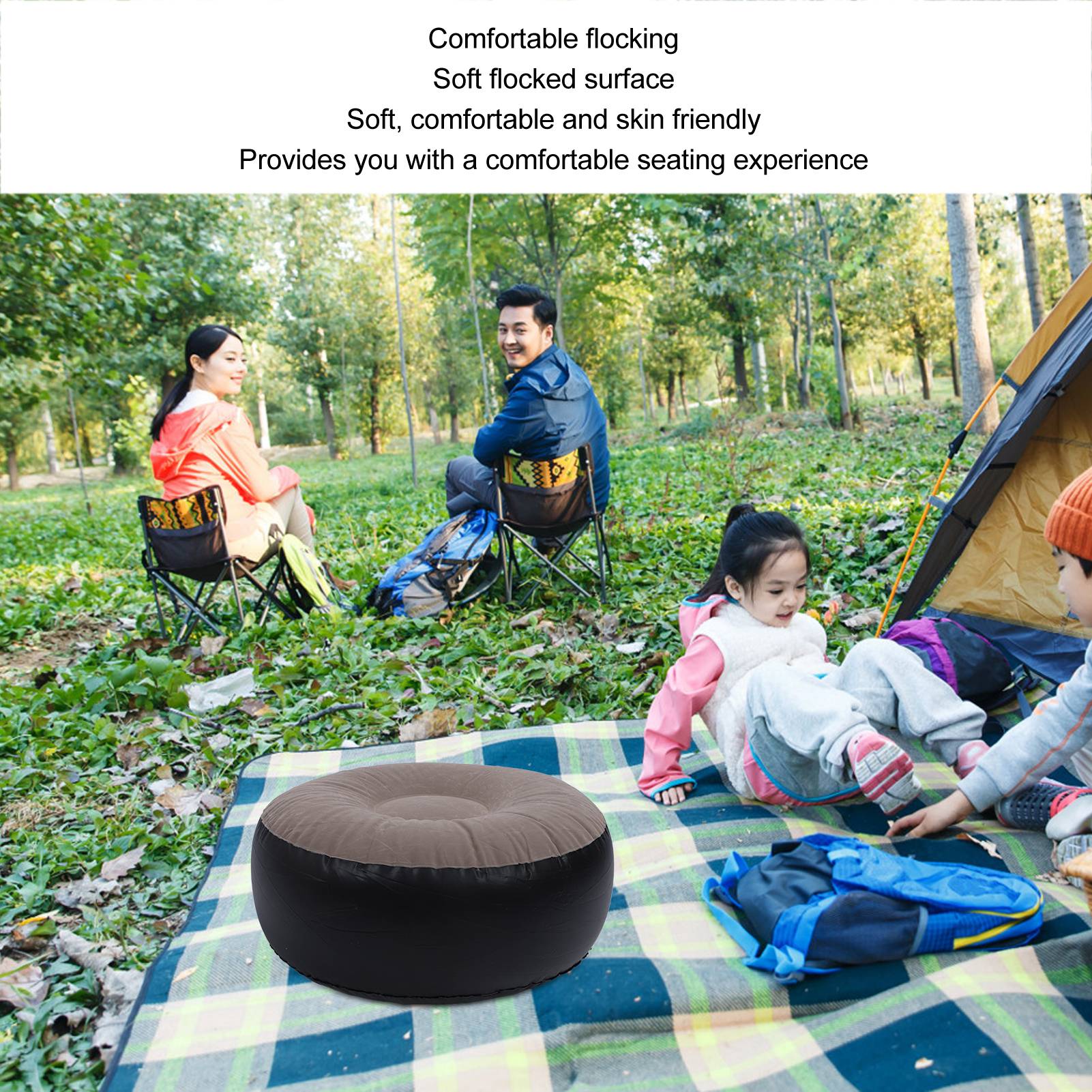 Opblaasbare flocking-kruk Mult - Outdoor Furniture Designer recensie en prijs