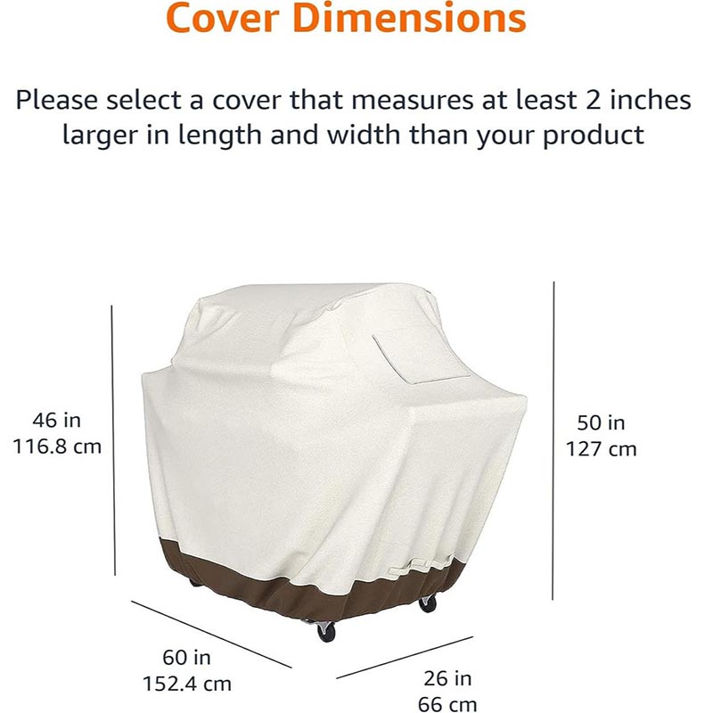 Outdoor Gas BBQ Hood 210D Grot - Outdoor Furniture Material recensie en prijs