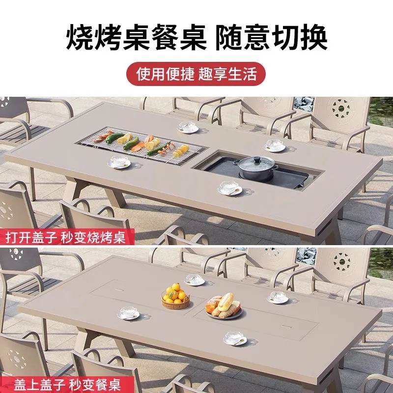 Tuinset van zwaar gegoten alum - Outdoor Furniture Dining Set recensie en prijs