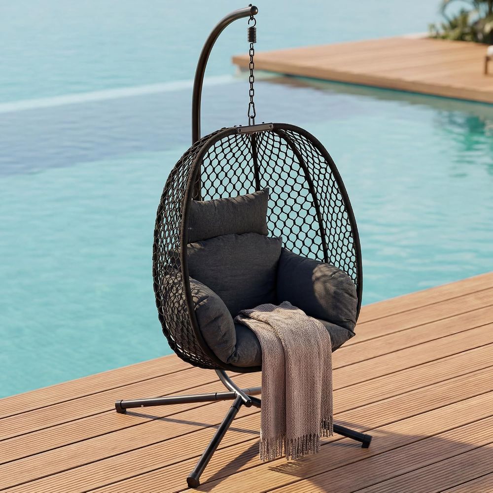 Ei-vormige hangstoel voor buit - Hanging Egg Chair recensie en prijs