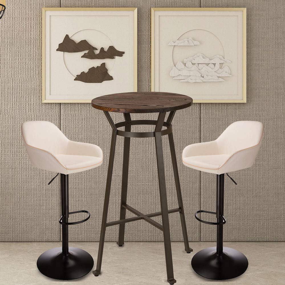 3-delige pubtafel en draaibare - Outdoor Furniture Dining Set recensie en prijs