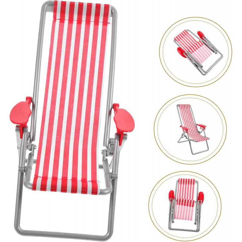 Mini Rood Gestreept Opklapbaar - Outdoor Furniture Material recensie en prijs