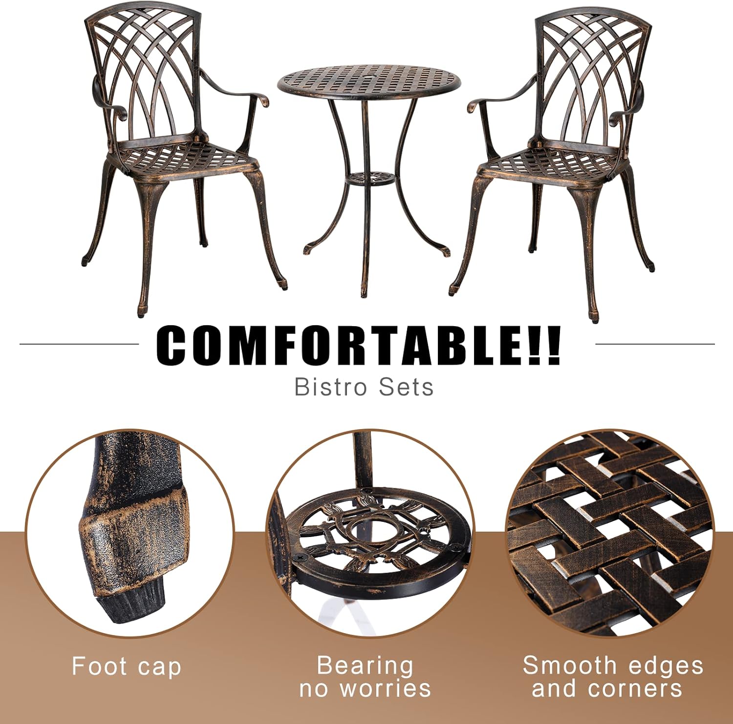 Roestbestendig bronzen gegoten - Outdoor Furniture Aluminum recensie en prijs