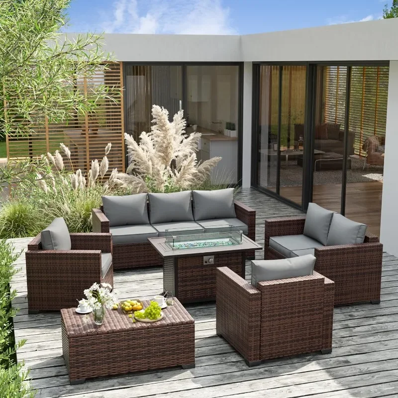 Een meubelset met vuurplaatsta - Outdoor Furniture Set With Fire Pit recensie en prijs