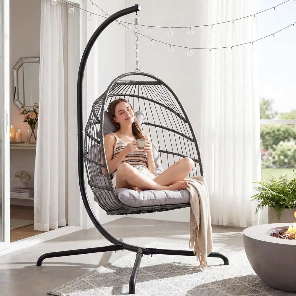 Hangende eierstoel voor binnen - Hanging Egg Chair recensie en prijs