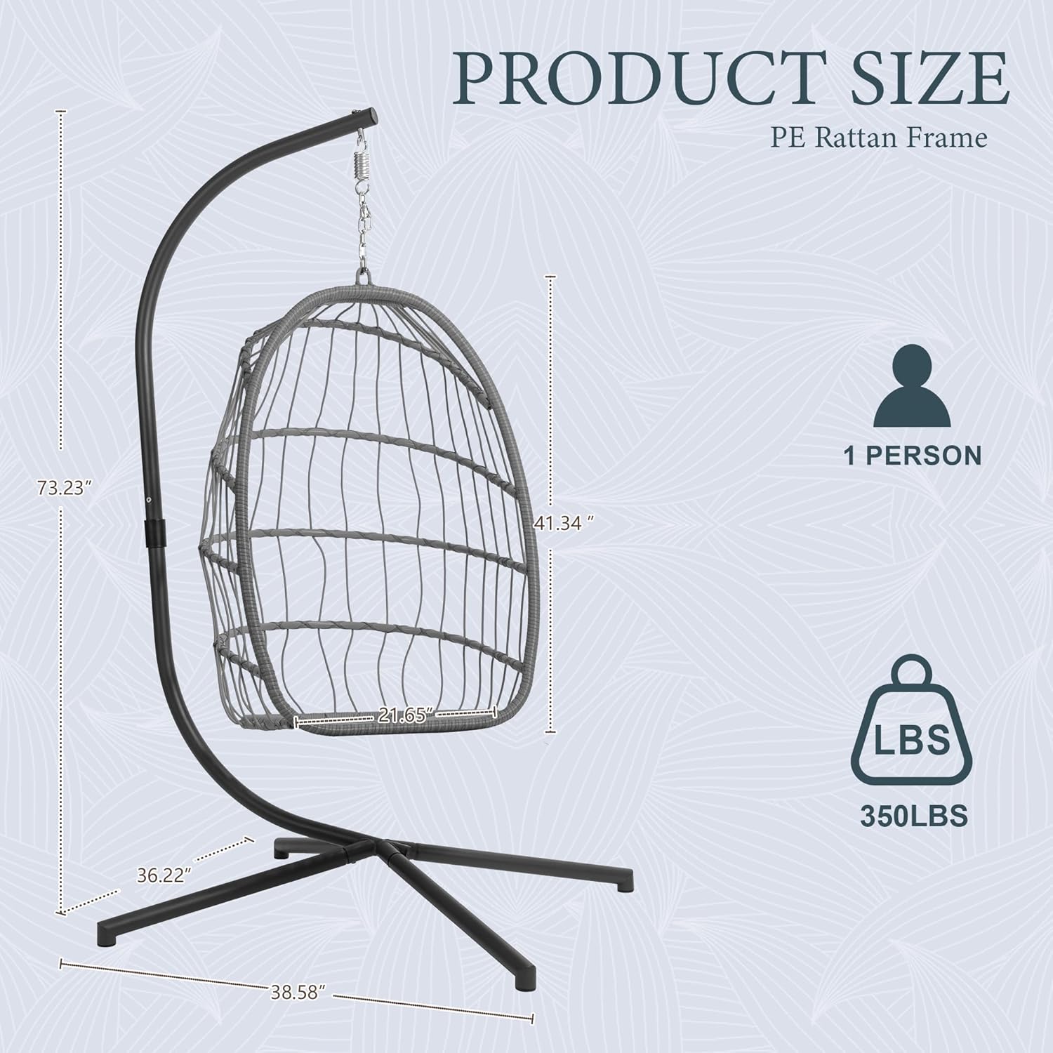 Hangstoel voor binnen en buite - Hanging Egg Chair recensie en prijs