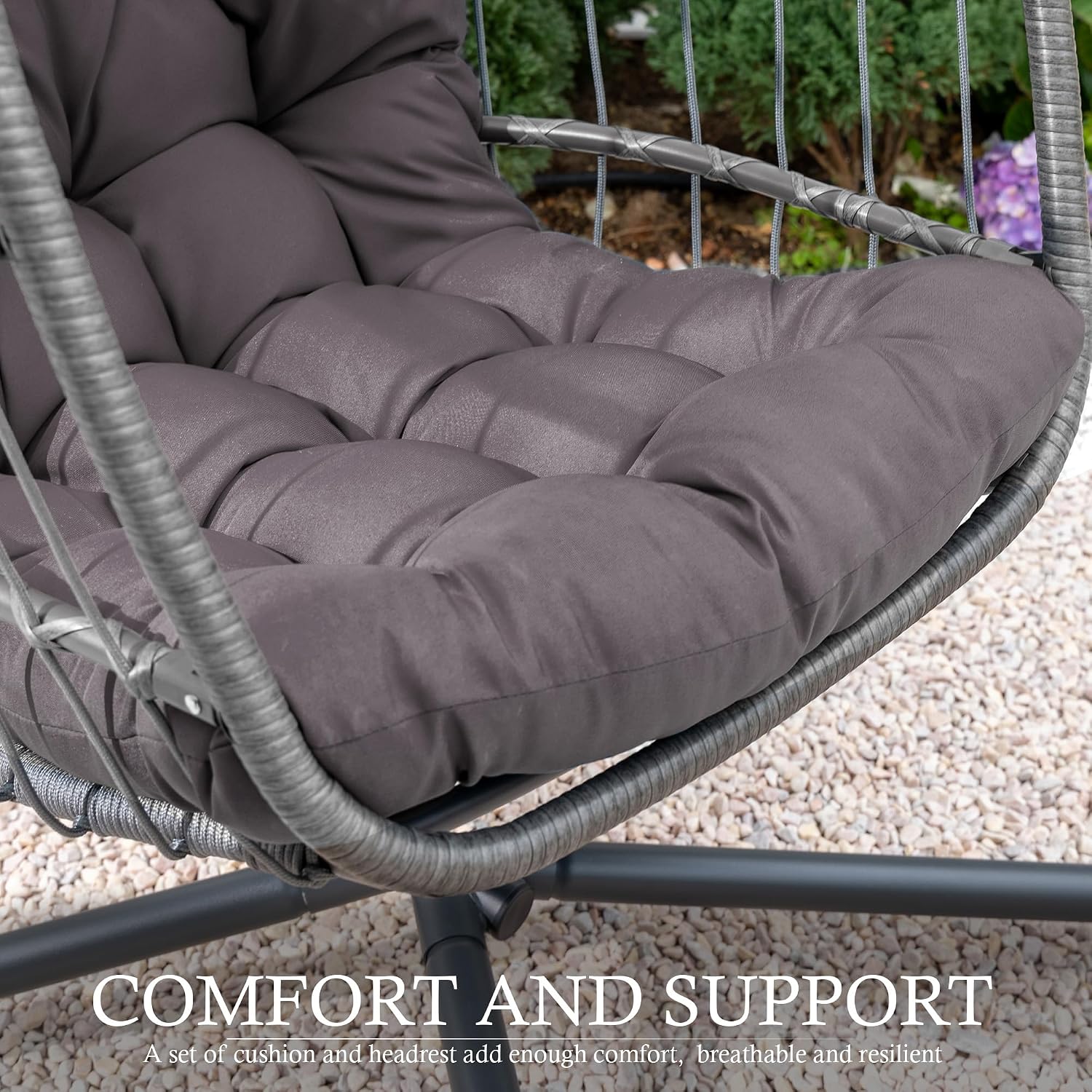 Hangstoel voor binnen en buite - Hanging Egg Chair recensie en prijs