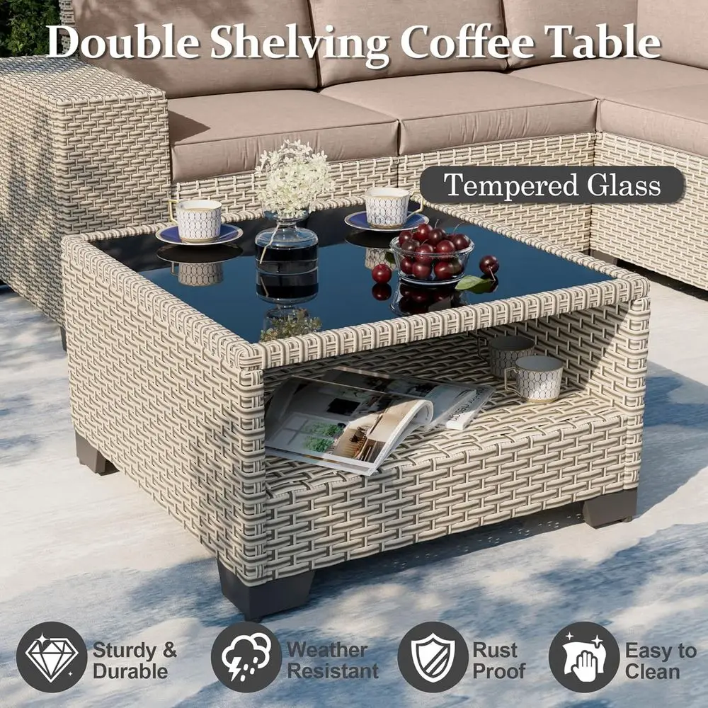 7-delige tuinmeubelset met vuu - Outdoor Furniture Set With Fire Pit recensie en prijs