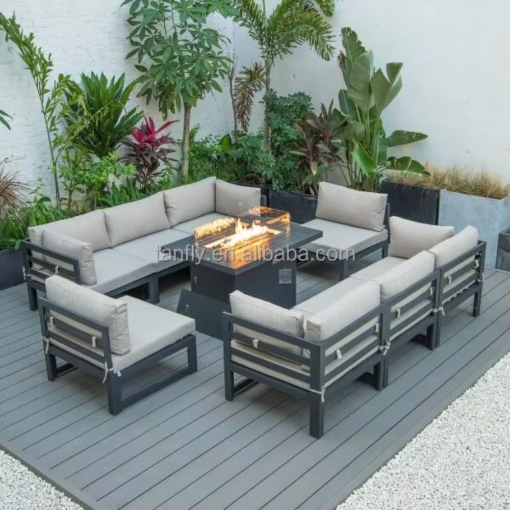 Villa Hotel Buitenmeubelenset  - Outdoor Furniture Set With Fire Pit recensie en prijs
