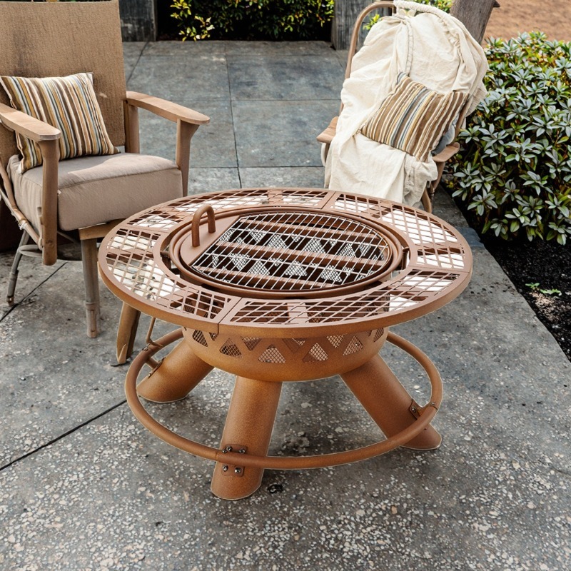 2026 Moderne Buitenhaard van S - Outdoor Furniture Set With Fire Pit recensie en prijs