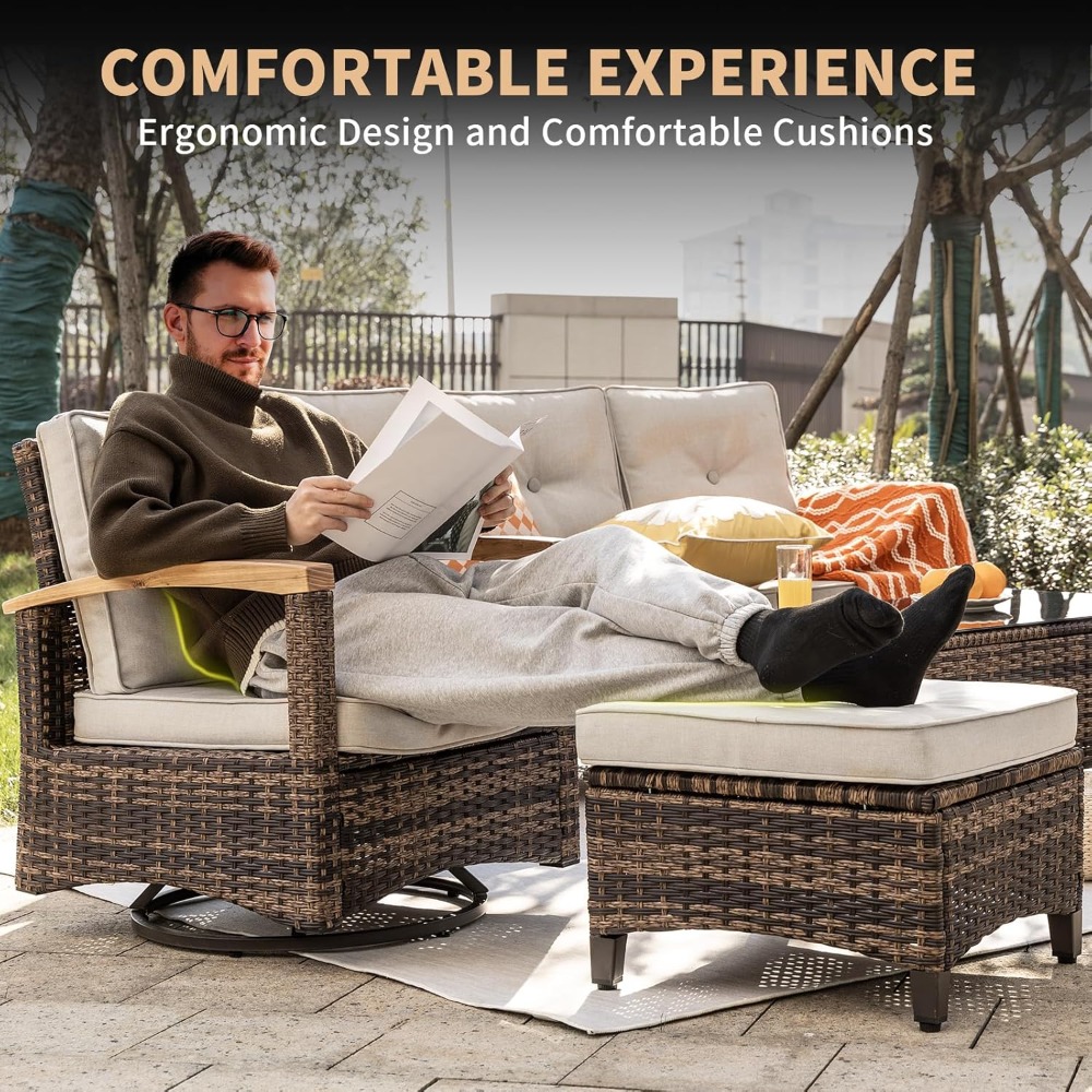 7-delige terrasmeubilairsets,  - Outdoor Furniture Material recensie en prijs