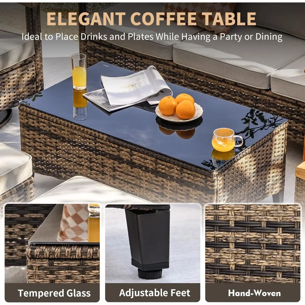 7-delige terrasmeubilairsets,  - Outdoor Furniture Material recensie en prijs