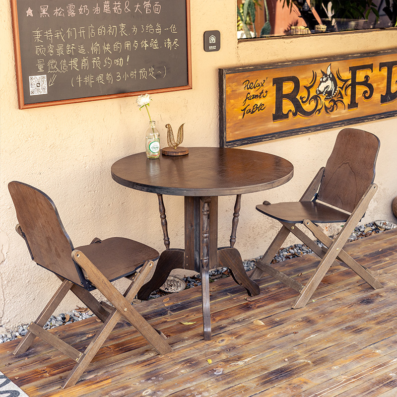 Retro eettafel ronde tafel en  - Outdoor Furniture Shop recensie en prijs