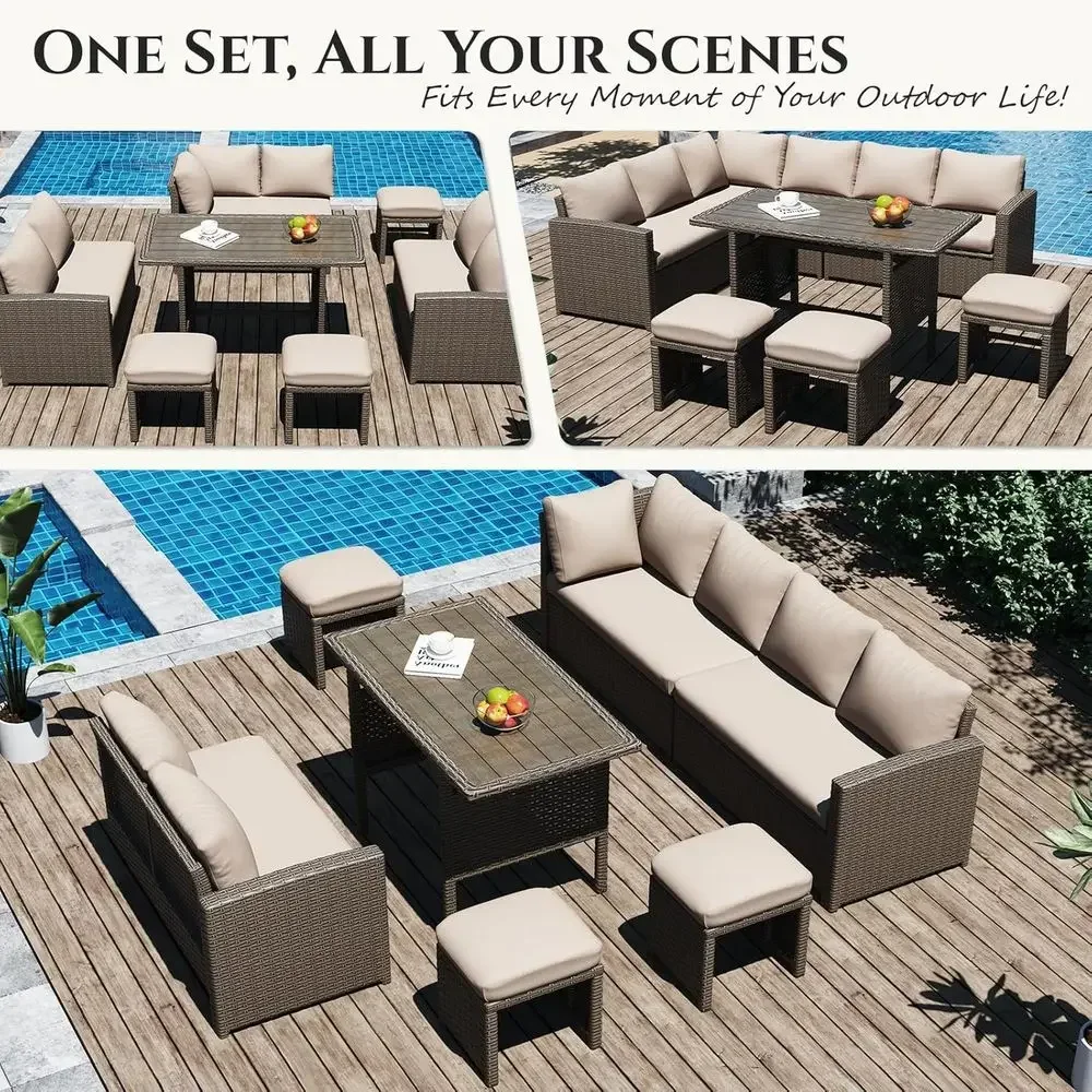 7-delige terrasmeubilairset me - Outdoor Furniture Dining Set recensie en prijs
