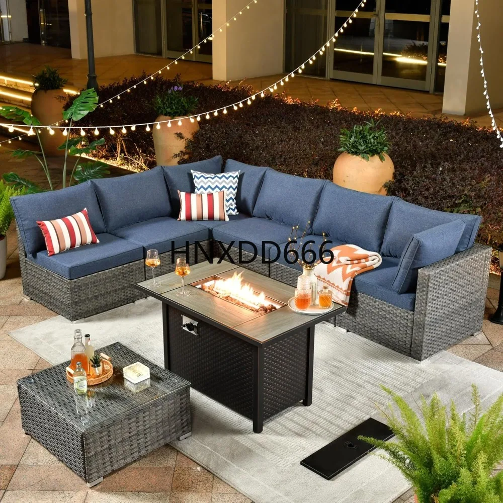 8-delige tuinmeubelset voor bu - Outdoor Furniture Set With Fire Pit recensie en prijs