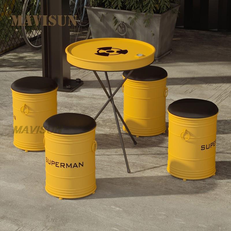 Creative Wrought Iron Oil Drum - Outdoor Furniture Oil recensie en prijs
