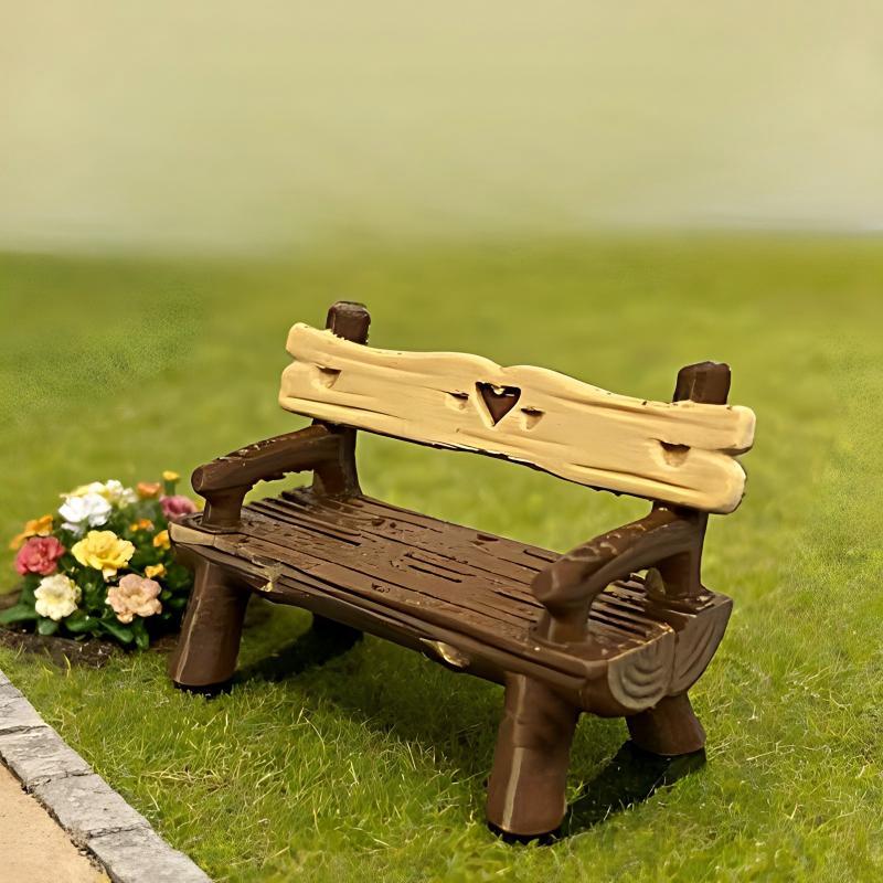 2 Stuks 1/12 Miniatuur Bank Po - Outdoor Furniture Material recensie en prijs