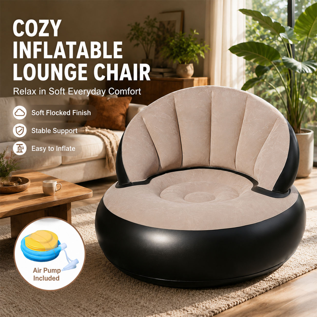 Opblaasbare stoel voor volwass - Outdoor Furniture Material recensie en prijs