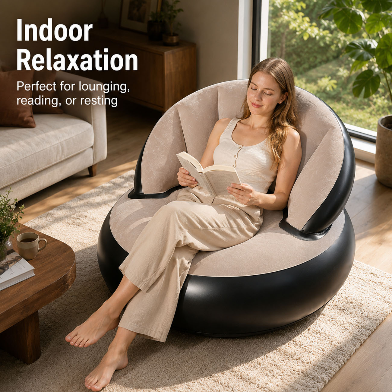 Opblaasbare stoel voor volwass - Outdoor Furniture Material recensie en prijs