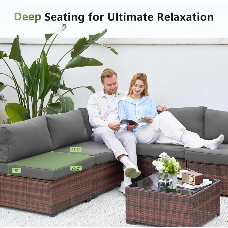 Amopatio 8-delige tuinmeubelse - Outdoor Furniture Set With Fire Pit recensie en prijs